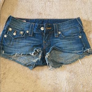 True Religion jean shorts